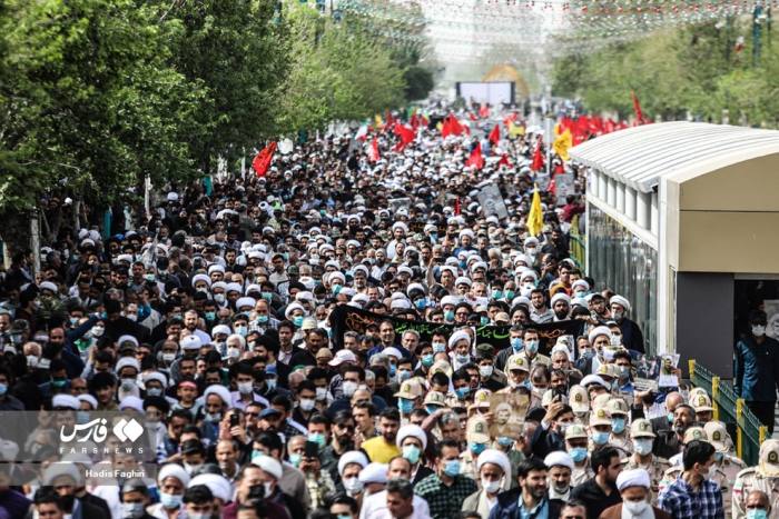 مراسم تشییع پیکر شهید اصلانی