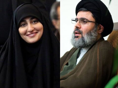 سید هاشم صفی الدین و زینب سلیمانی