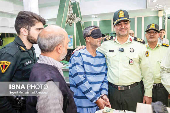 سارق مسلح بانک سپه شعبه سعدآباد مشهد