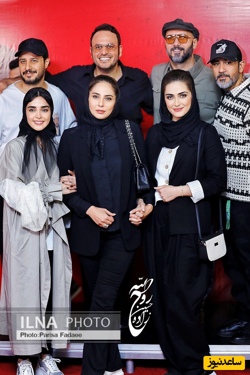 استایل مشکی بازیگران سریال زخم کاری