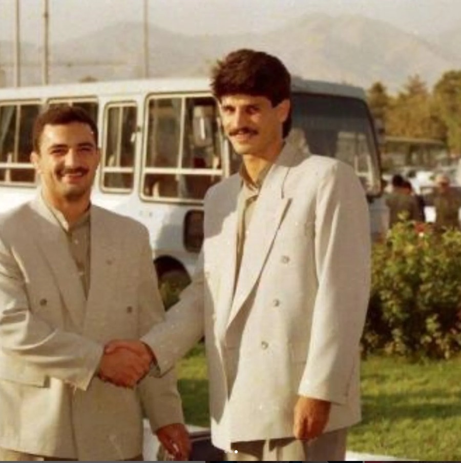 علی دایی و خادم در هیروشیما 