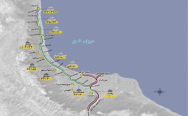 راه آهن رشت آستارا