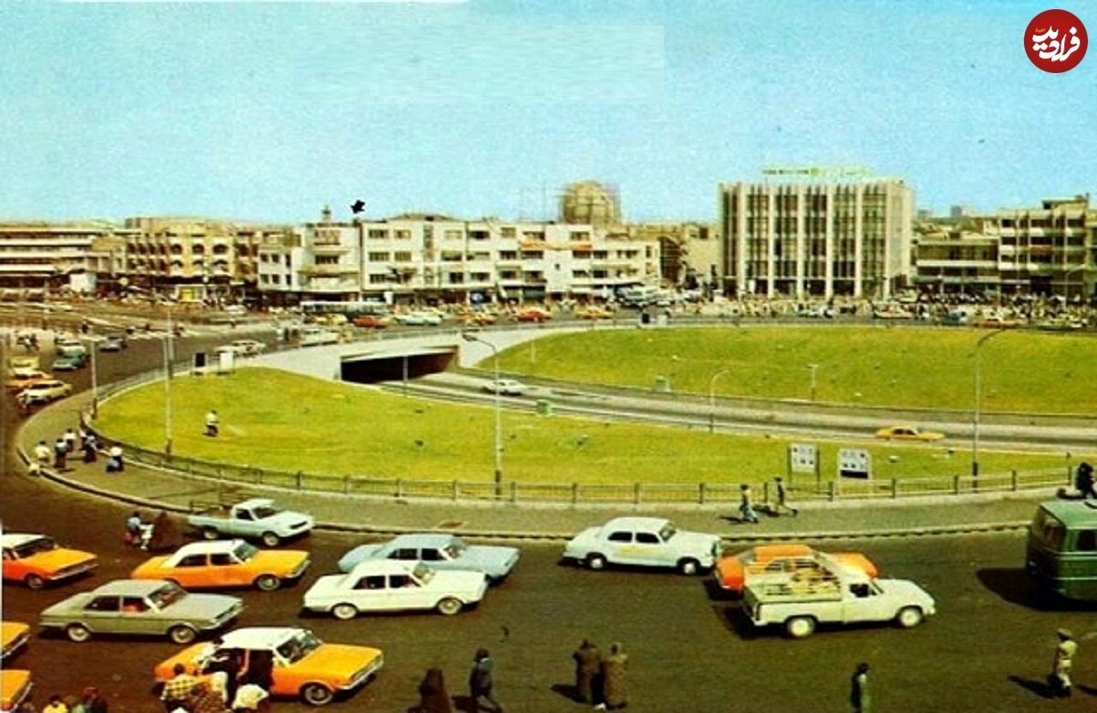 تصویری از میدان امام حسین(ع) تهران؛ ۵۲ سال قبل/ عکس - خبرآنلاین