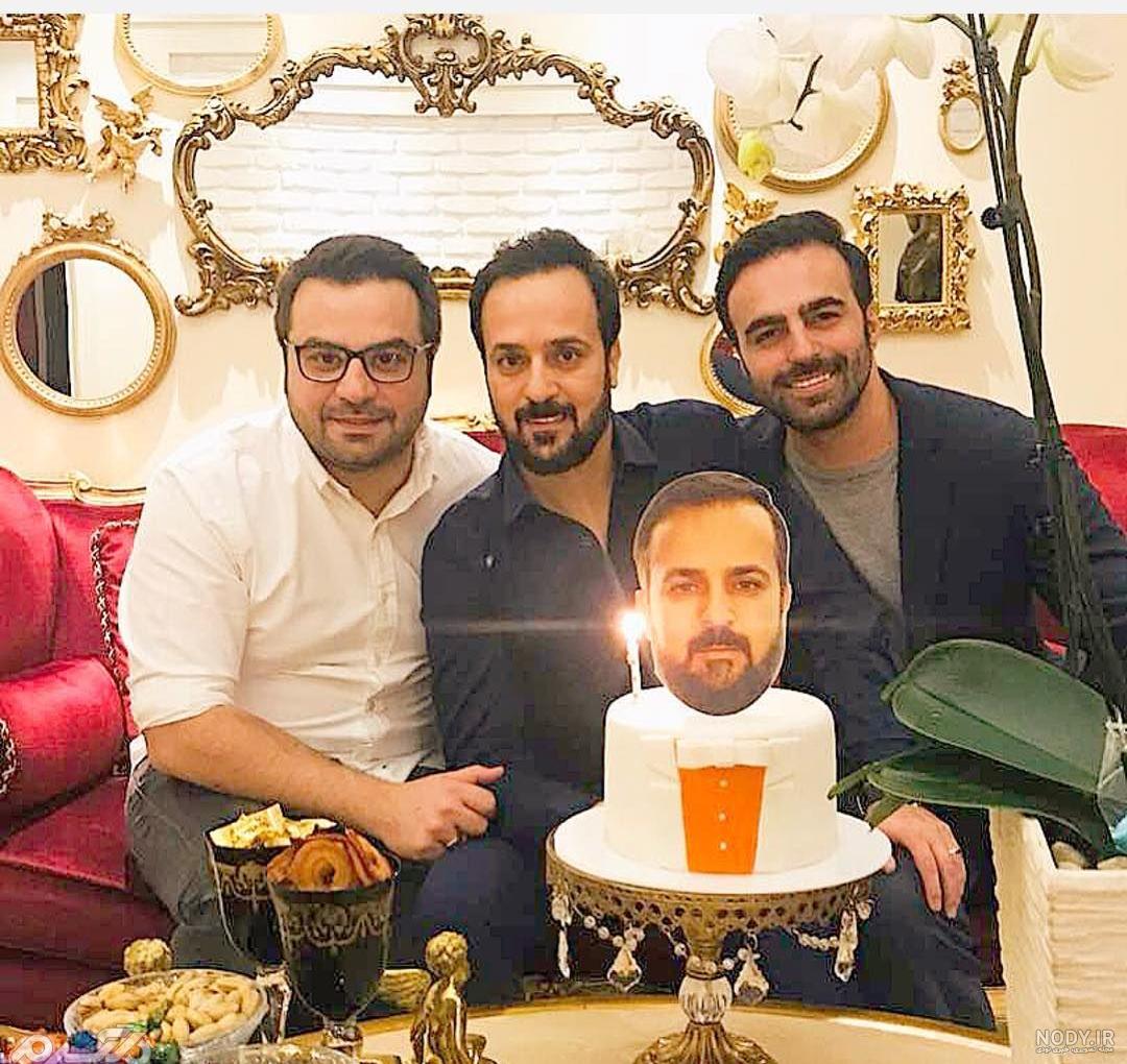 احمد مهران‌فر و همسرش مونا فائزپور