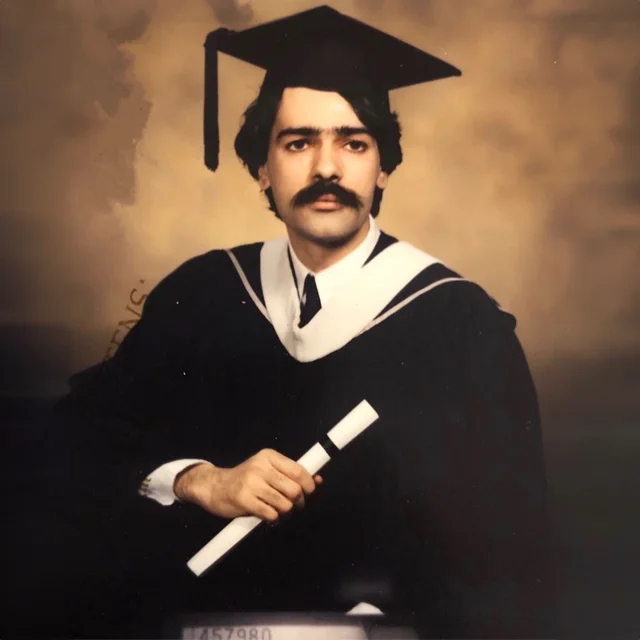 عکس کیهان کلهر در زمان دانشجویی