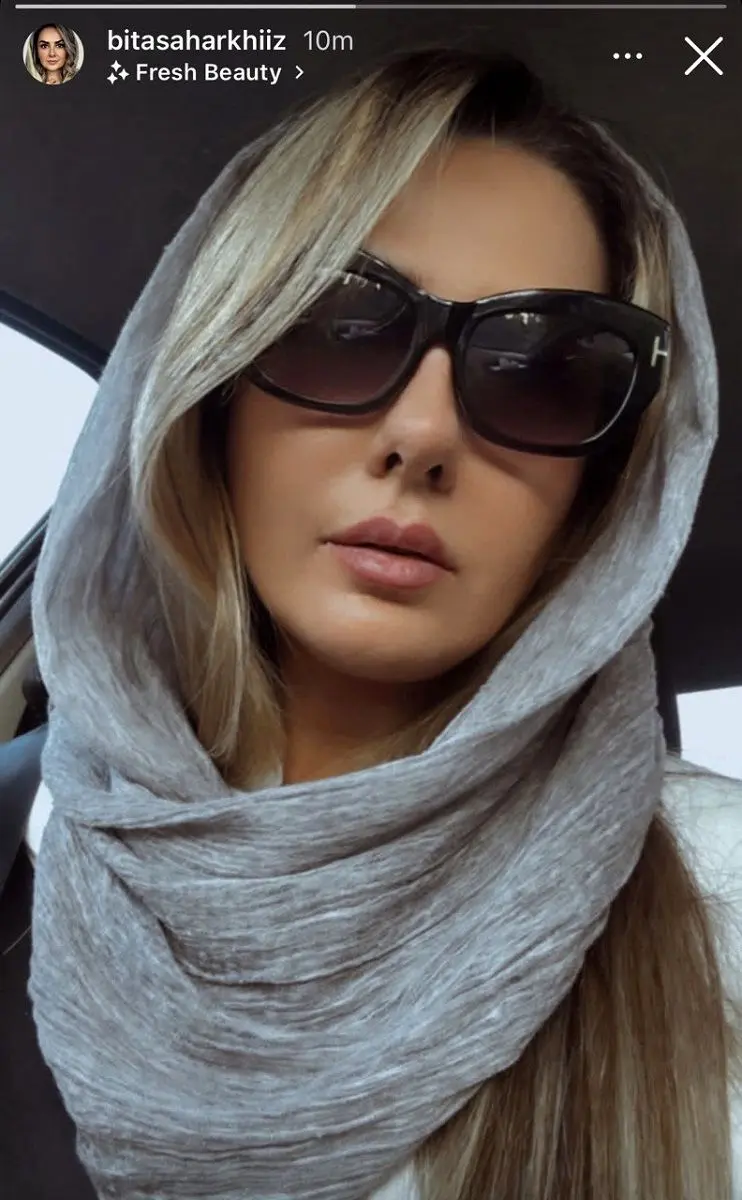 سلفی بیتا سحرخیز بازیگر بادار 1