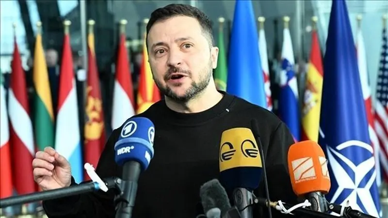زلینسکی رئیس جمهور اوکراین