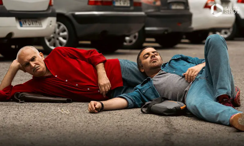 بهرنگ علوی و بیژن بنفشه خواه در فیلم جزایر قناری 