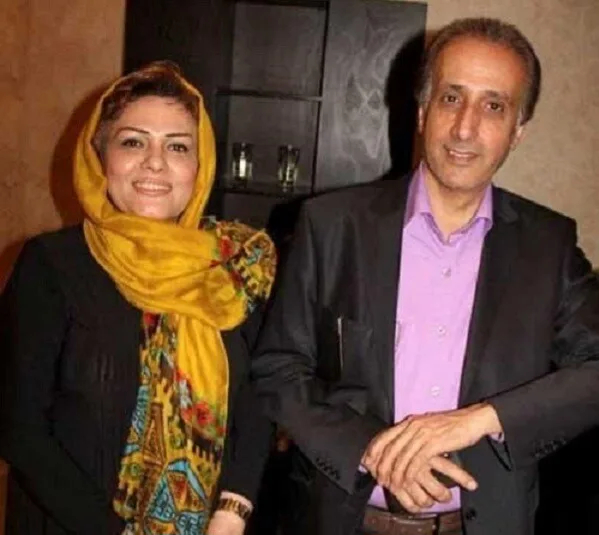 محمدرضا حیاتی در کنار همسرش