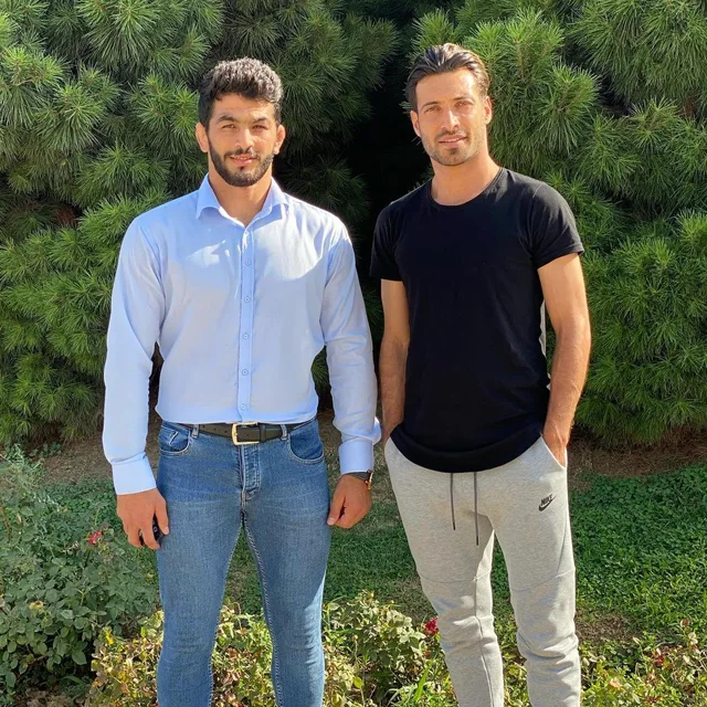 عکس شجاع خلیل زاده کنار حسن یزدانی