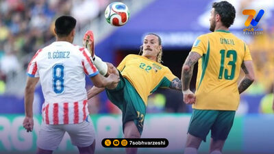 قهرمان صعود پاراگوئه بهترین بازیکن زمین شد