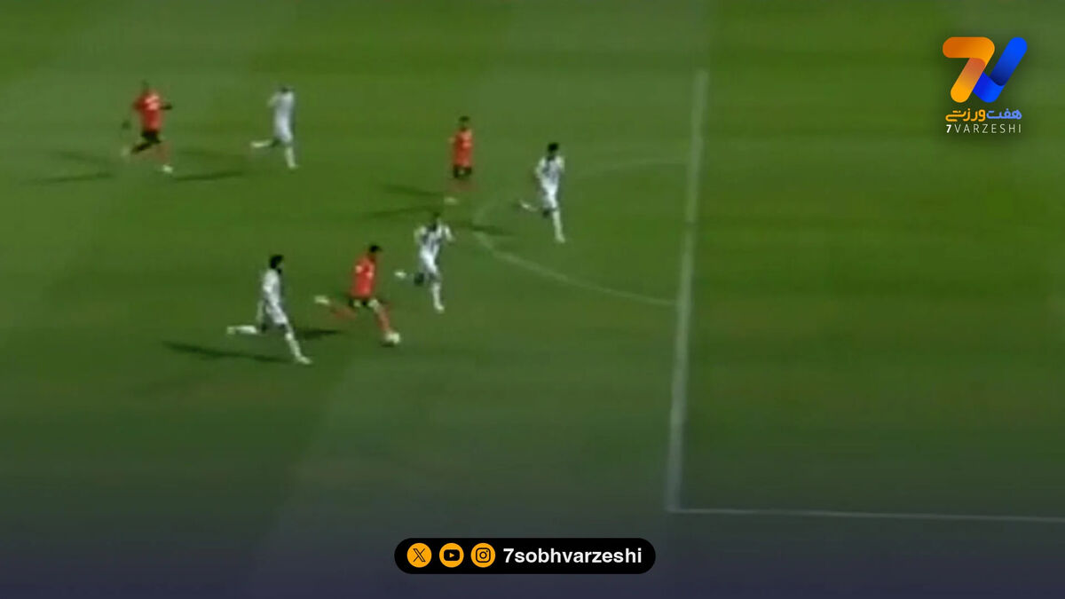 گل دوم مس رفسنجان به خیبر خرم آباد توسط فرنام عرب