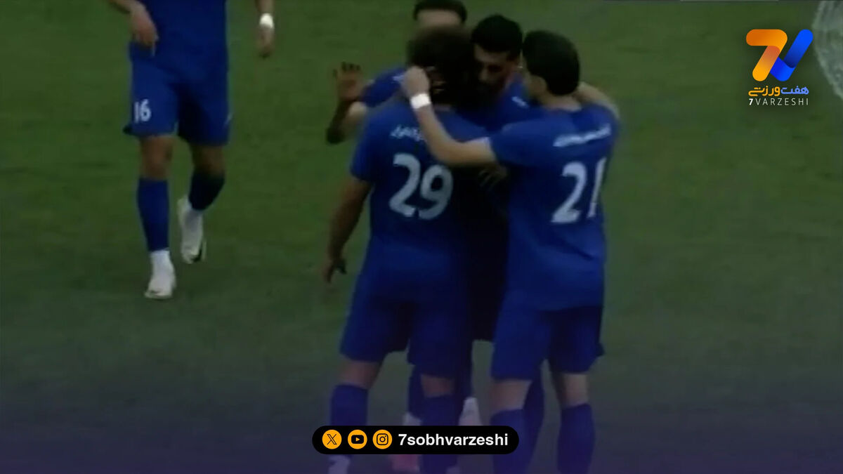 گل اول استقلال خوزستان به مس رفسنجان توسط قاسم لطیفی