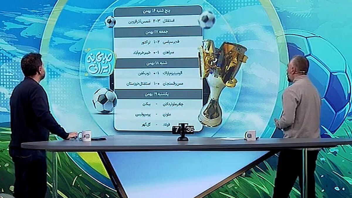 برنامه و نتایج هفته بیستم رقابت های لیگ برتر