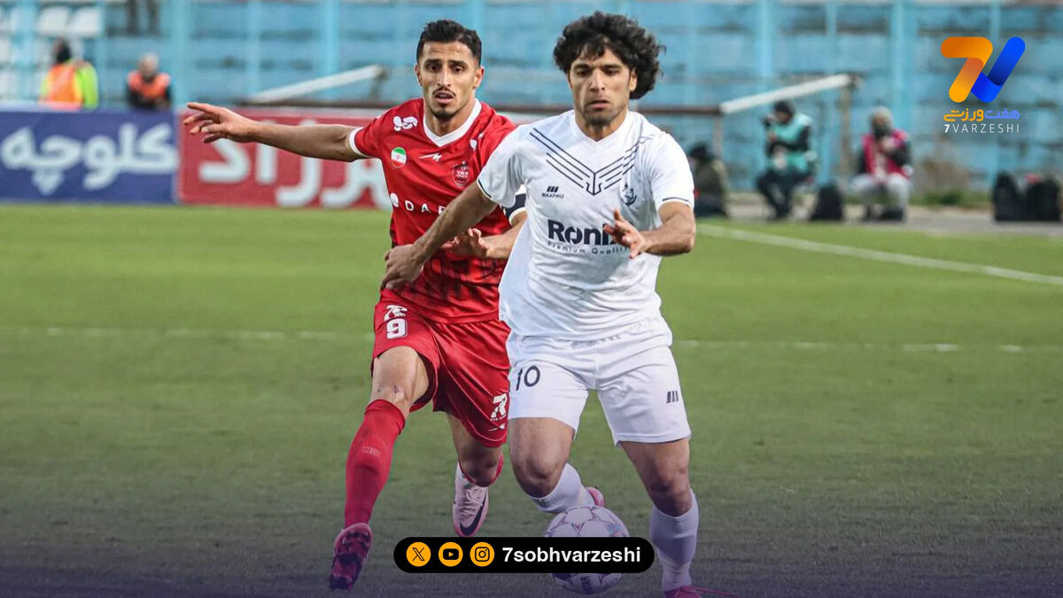 گزارش تصویری| جدال نفس گیر ملوان و پرسپولیس در انزلی