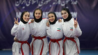قاب ورزشی| سارا، مبینا و آتوسا؛ دختران کاراته ایران