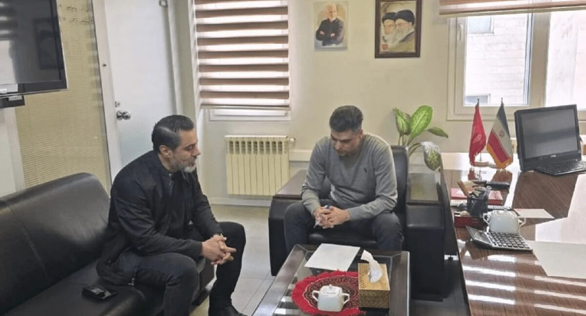 جلسه افشین پیروانی در باشگاه پرسپولیس