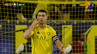 گل چهارم النصر به النجمه توسط رونالدو