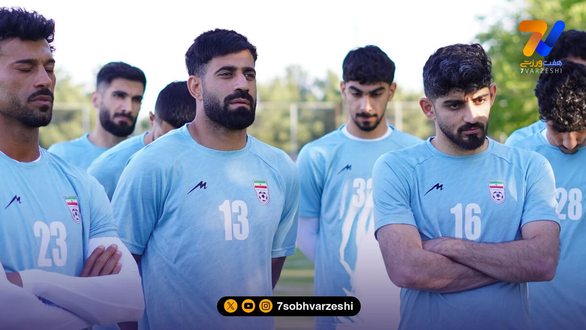 تمرین تاکتیکی تیم ملی به روایت تصویر