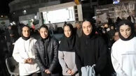 پیام بانوان کاراته ایران در تجمعات مردمی؛به پرچم کشورمان افتخار می‌کنیم