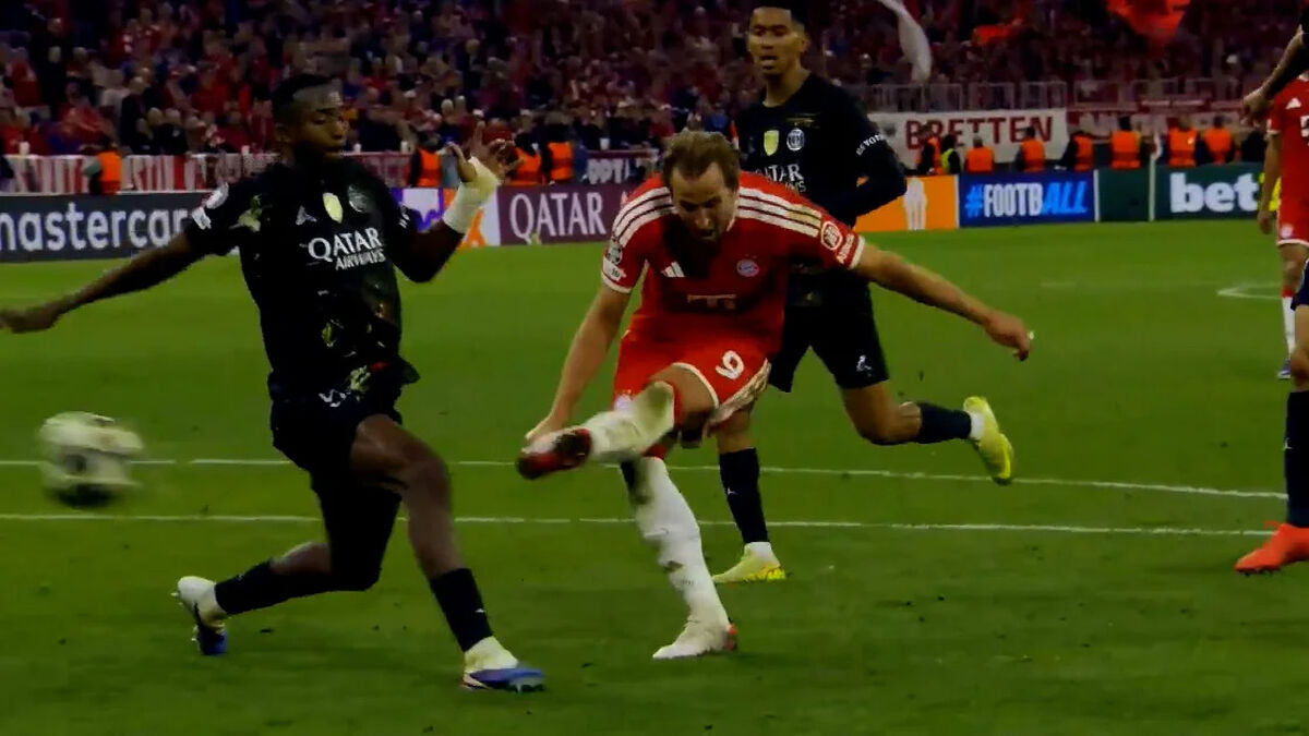 گل اول بایرن مونیخ به پاری سن ژرمن توسط هری کین