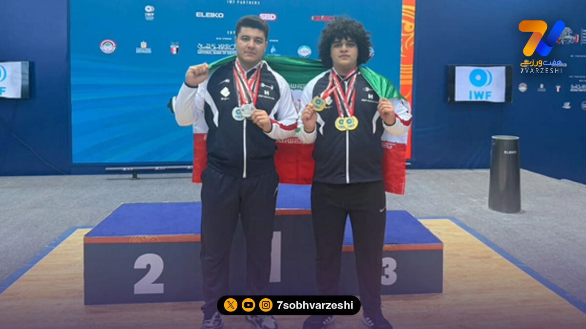 درخشش دو وزنه‌بردار ایران در مصر!