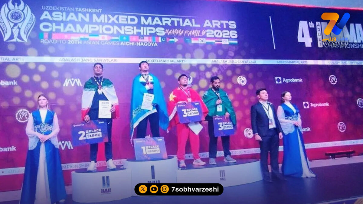درخشش کاروان ایران در قهرمانی آسیا؛ ۱۱ مدال برای ملی‌پوشان MMA