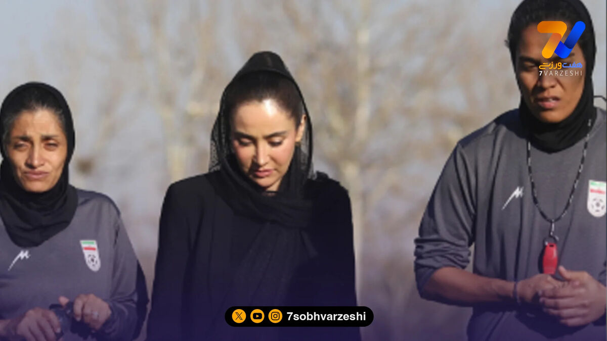 بهاره افشاری در تمرین تیم ملی بانوان! +عکس