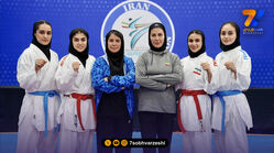 دختران طلایی کاراته ایران بر بام آسیا ایستادند