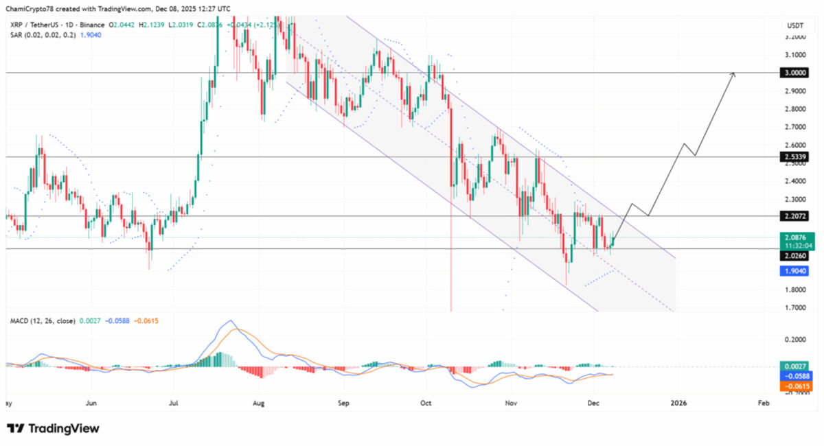 ریپل تا نیمه دی ماه چقدر اوج می‌گیرد؟ تحلیل‌های جنجالی از رشد انفجاری XRP