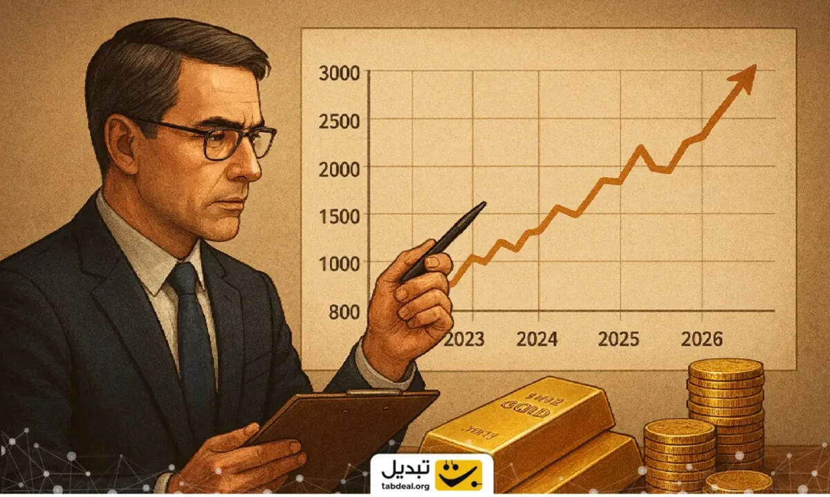 اقتصاددانان: طلا در ۲۰۲۶ هم رکورد می‌شکند؟ پیش‌بینی‌های شگفت‌انگیز از آینده بازار طلای جهان