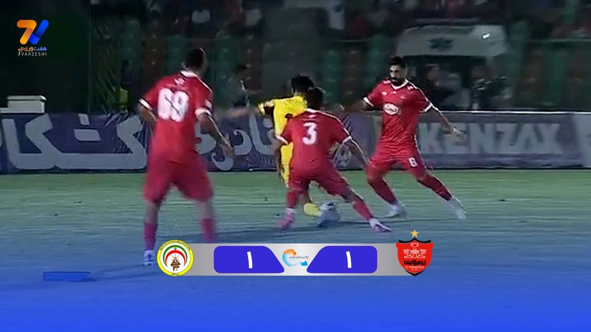 خلاصه بازی پرسپولیس ۱ – فجرسپاسی ۱