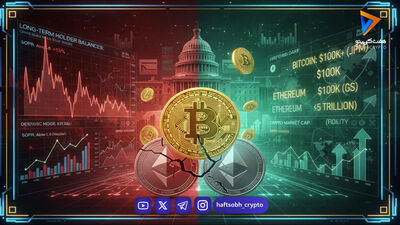  قیمت بیت‌کوین و اتریوم امروز سه‌شنبه ۲۰ مرداد ۱۴۰۵/ کاهش قیمت بیت‌کوین 