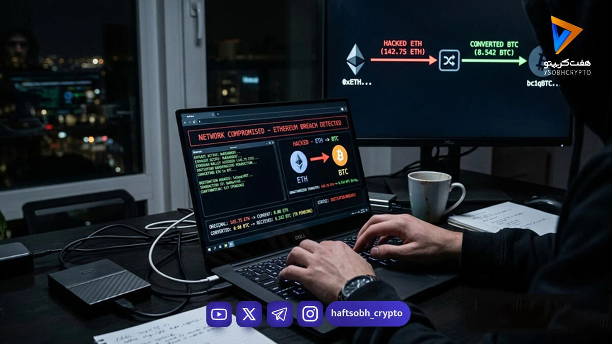 عملیات ضربتی هکر KelpDAO: تبدیل ۷۵ هزار اتریوم به بیت‌کوین در ۳۶ ساعت