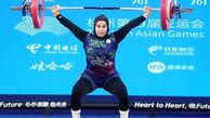رکوردشکنی دختر وزنه بردار ایرانی در قطر کاپ