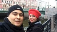 قاب سه نفره رضا داوودنژاد با نیکی کریمی و دخترعمویش