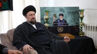 عکس| ‌تسلیت سیدحسن خمینی و مادرش به جمیله علم‌الهدی و فرزندانش