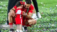 عکس | پدرانگی سروش رفیعی در جشن قهرمانی
