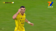 گل اول النصر به الفیحا توسط رونالدو