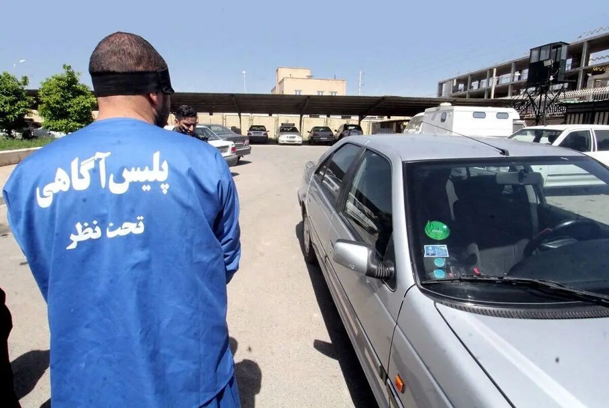 سرقت خودرو با چادر زنانه در باقرشهر