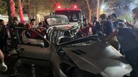 تصادف مرگبار پژو ۲۰۶ در تهران
