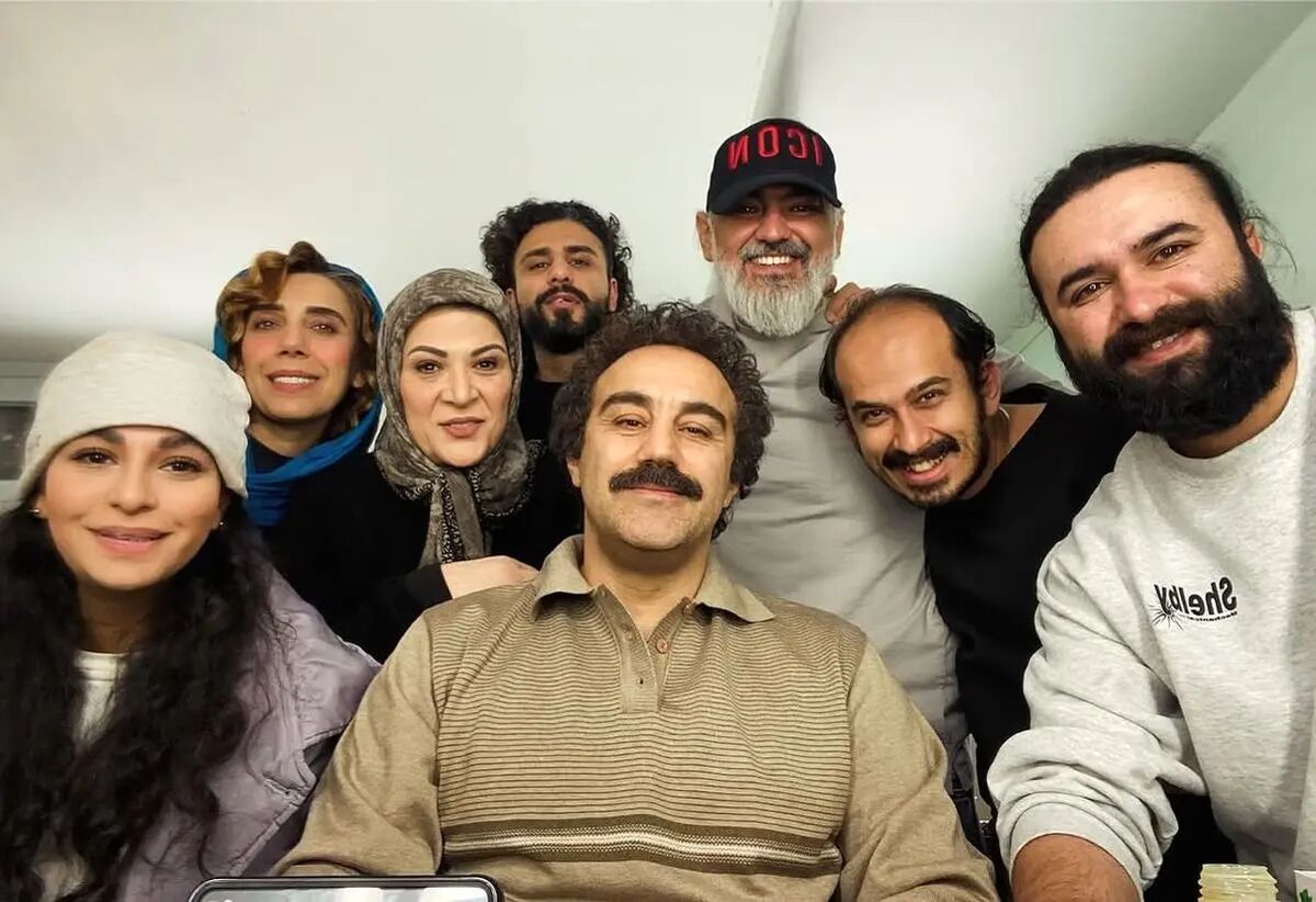 اتاق گریم پایتخت ۷؛ تصاویری جدید از بازیگران سریال
