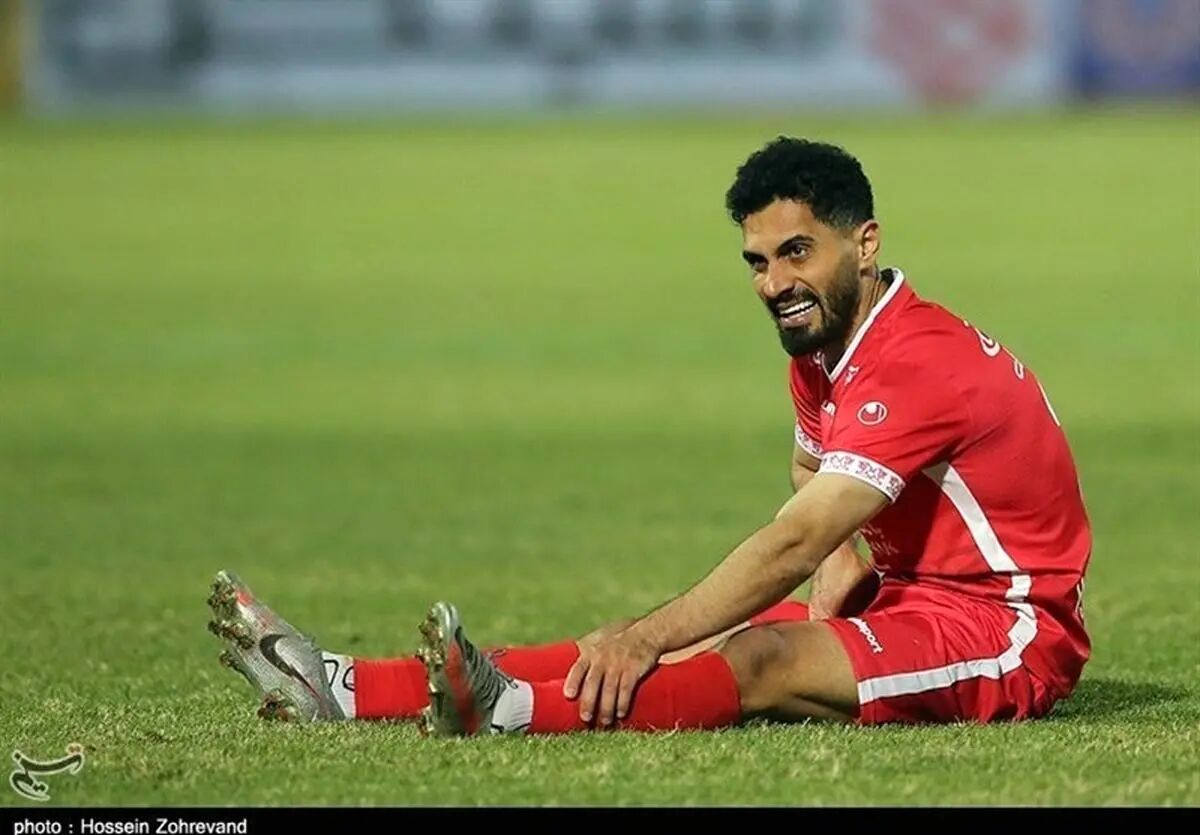 تمرین اختصاصی عالیشاه در روز تعطیلی پرسپولیس
