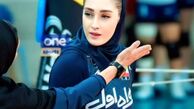 کیک تولد آیتک سلامت کاپیتان چشم رنگی و زیبای تیم ملی والیبال