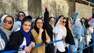 رونمایی از زیباترین خانم هوادار ملوانی در ورزشگاه سیرجان