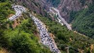 محور کندوان بازگشایی شد