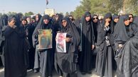 مراسم تشییع و خاکسپاری سردار حاجی زاده در قطعه مدافعان حرم