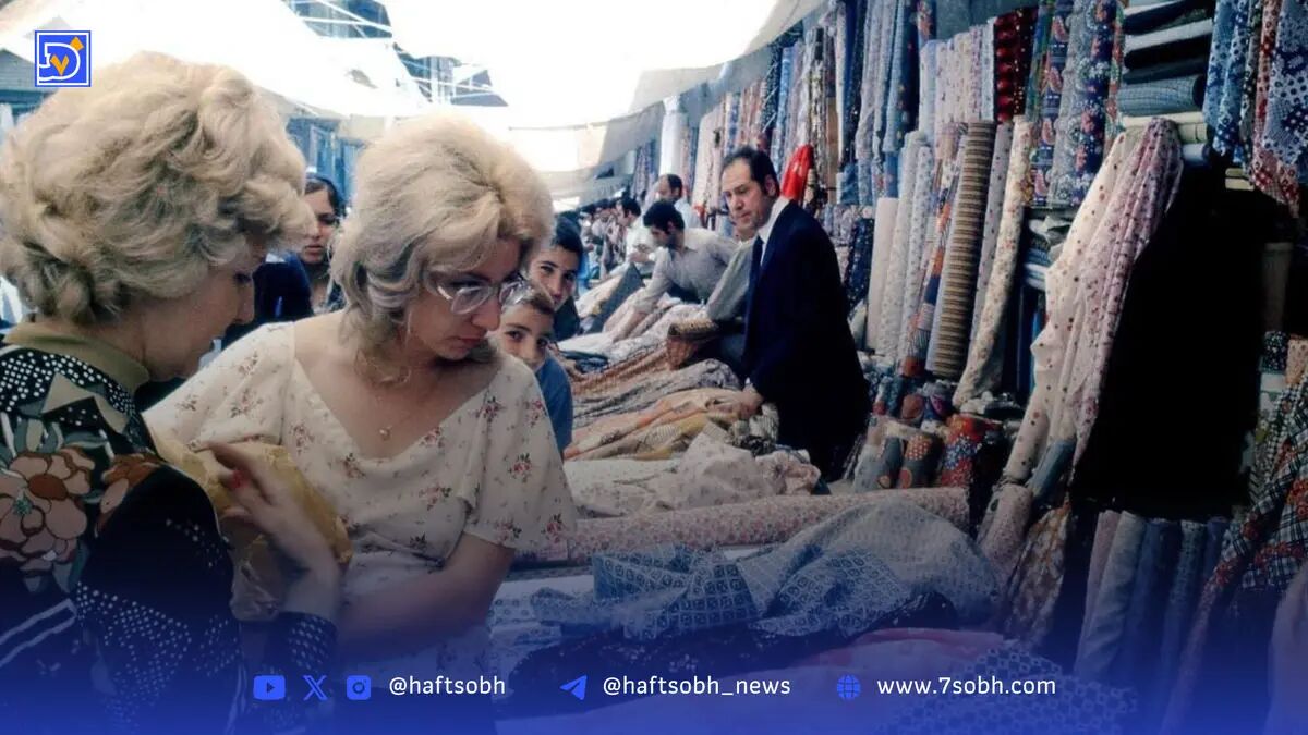 قاب تاریخ| پارچه فروش‌های بازار تهران، جوانی پورعرب و عاطفه رضوی‌، فلک ایرانی از زاویه دید یک گرجی