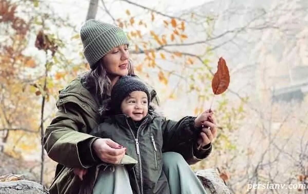 حدیث میرامینی و پسرش در دل طبیعت؛ لحظه‌های ناب مادرانه + عکس