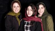 ژاله صامتی و دخترش در شهر شیراز